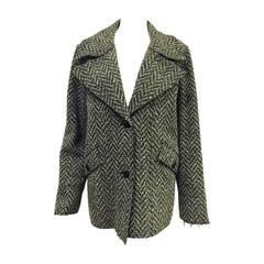 Chanel Fall 2008 Black and White Wool Tweed Jacket 9