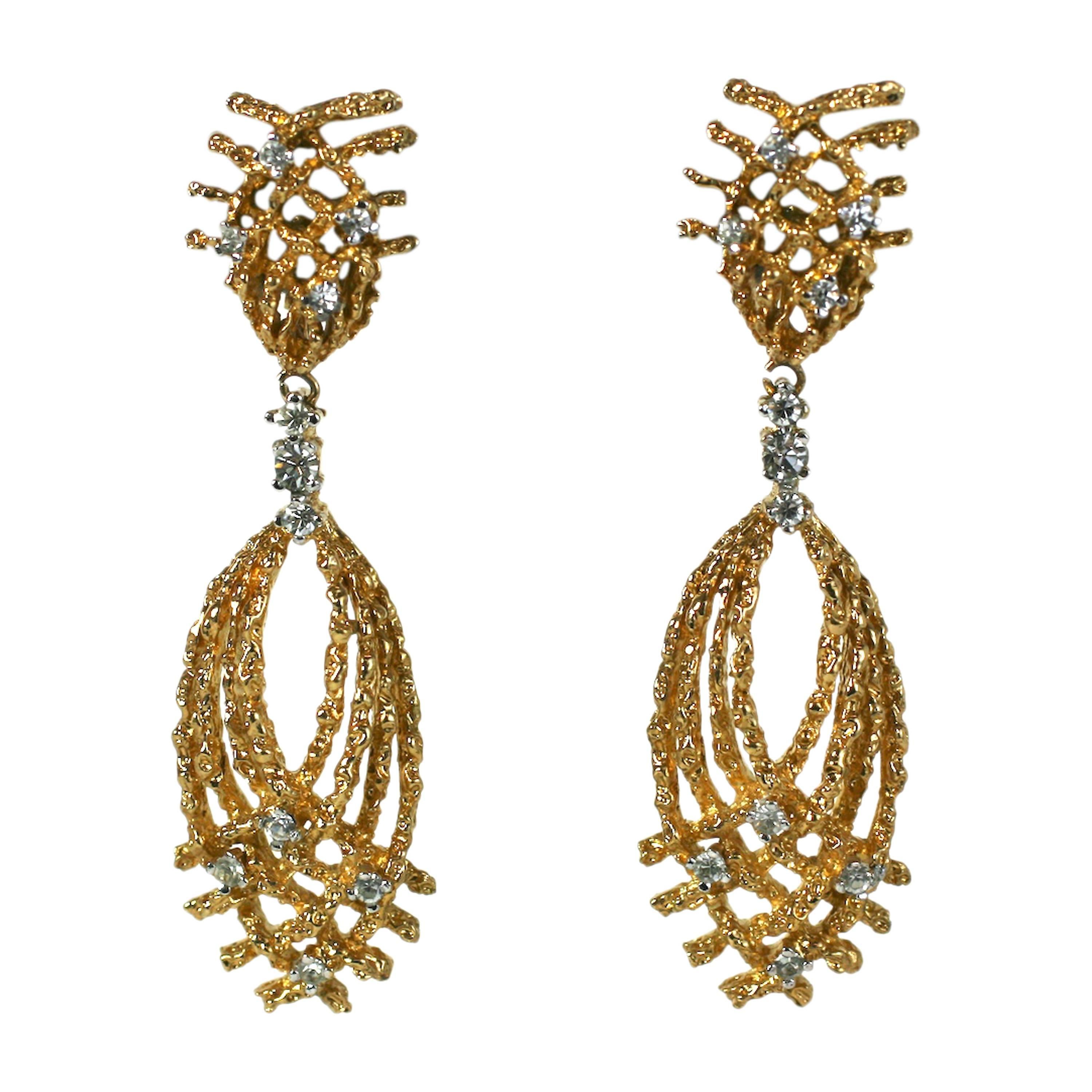 Panetta Brutalist Long Earrings