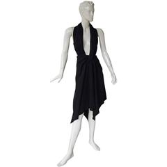 Yiqing Yin Couture Sexy Plunging Neckline Hankerchief Hem Evening Dress 11