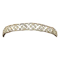 Antique 1920s Crystal Headband  