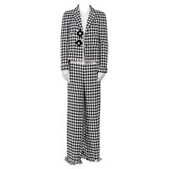 Retro Timeless Chanel Jacket With Removable Broches & Jumpsuit Set