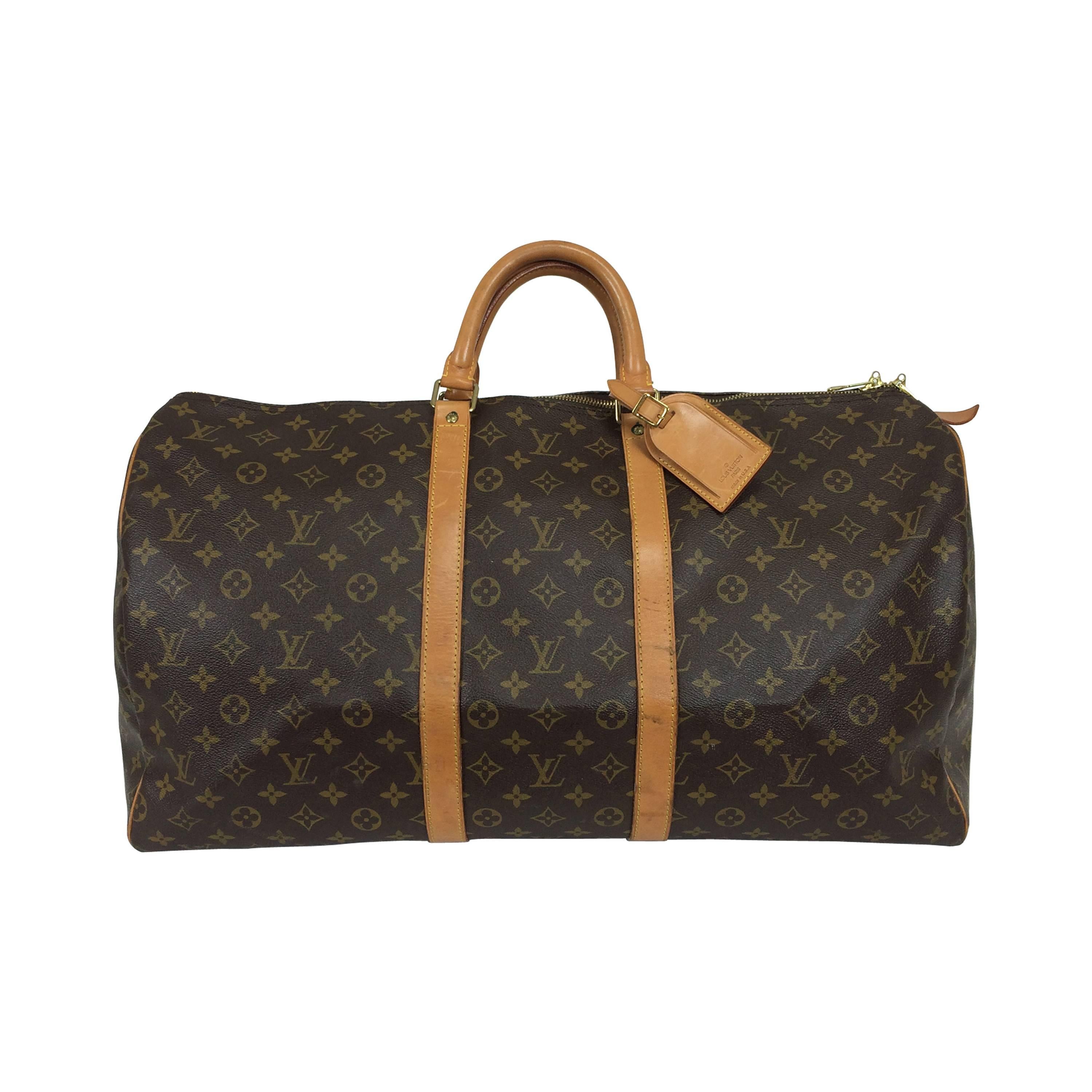 Louis Vuitton monogram canvas Keepall 55 