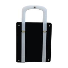 Rare Koret mod style black & white Lucite hand bag 1960s 9