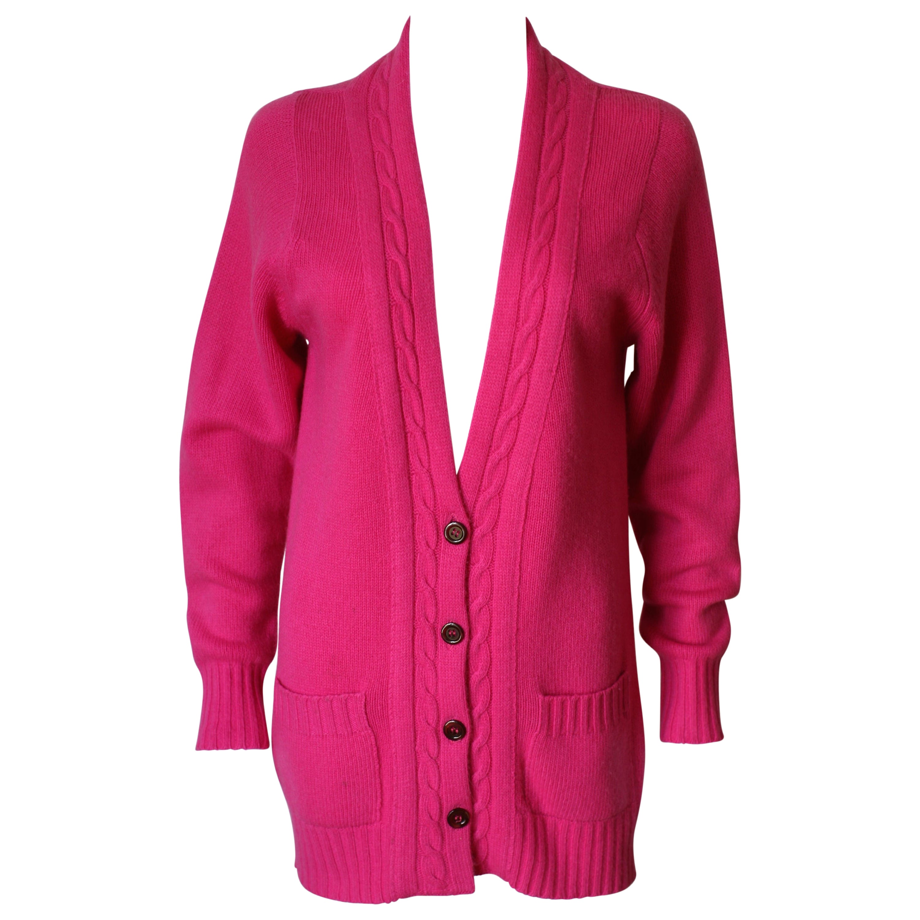 Saint Laurent Pink Cashmere Medium Size