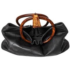 Chanel Wood Handle - 3 For Sale on 1stDibs  wood handle bag, chanel wood  handle bag, wood chanel bag