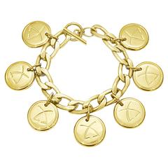 1960's Leonard Gold Plated Charm Bracelet 4