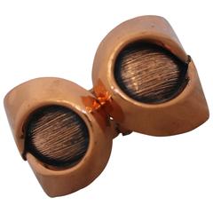 Renoir Vintage Copper Sari Cuff Bracelet - 1950's 5