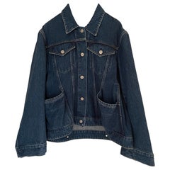 BALENCIAGA by Demna Gvasalia blue denim jacket 