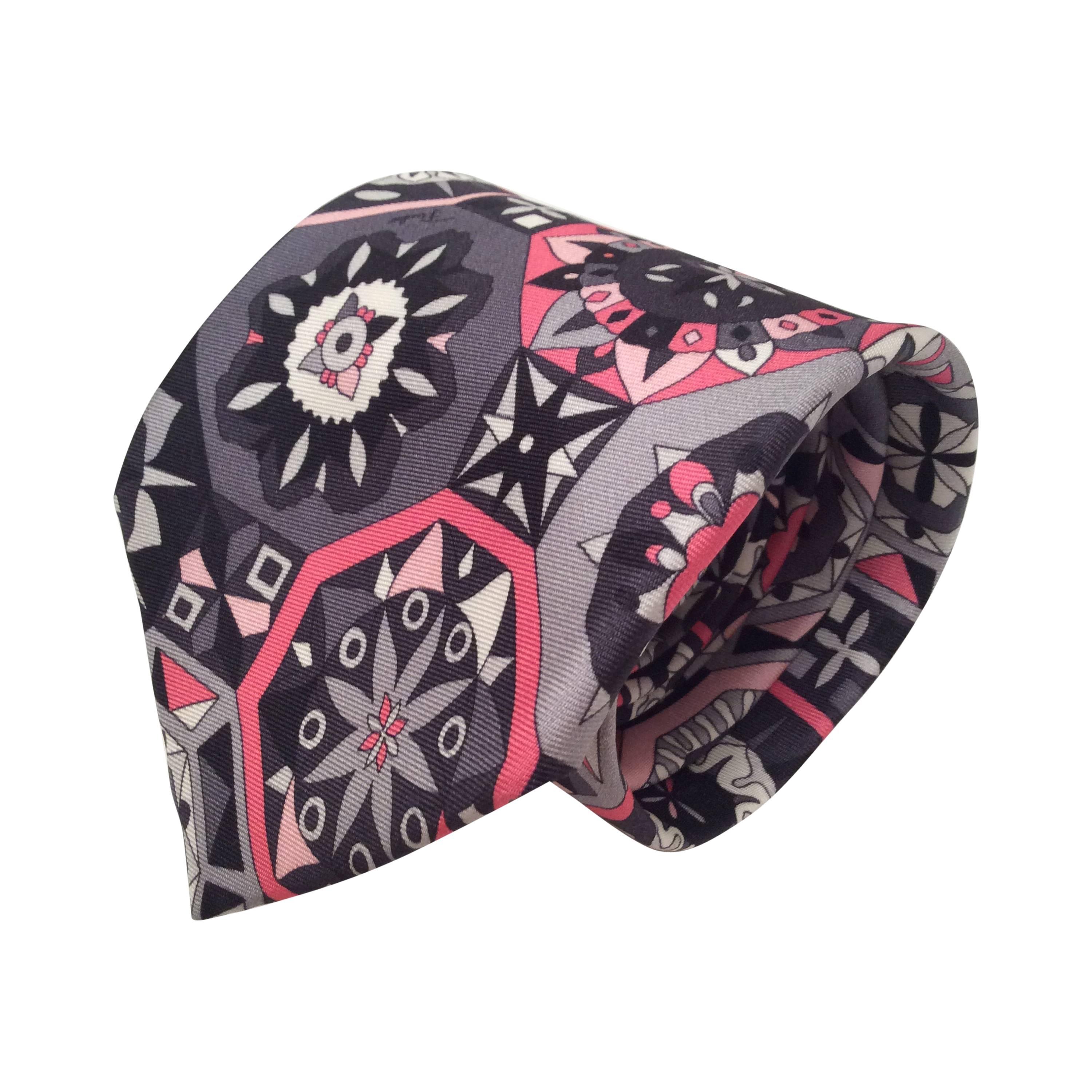 Emilio Pucci Silk Necktie 