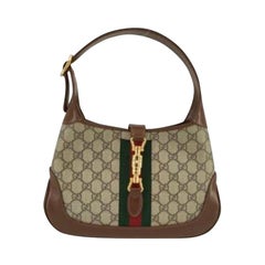 GUCCI Jackie Shoulder bag in Brown Canvas GUCCI Jackie Shoulder bag in Brown Canvas