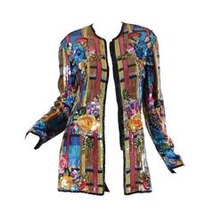 Vintage Naeem Khan Beaded Jacket