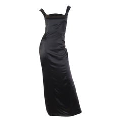 1990s Gianni Versace Couture Satin Gown