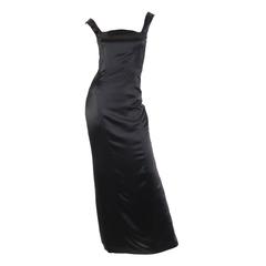 1990s Gianni Versace Couture Satin Gown 11