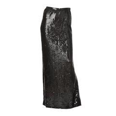 Vintage Bill Blass Sequined Evening Skirt