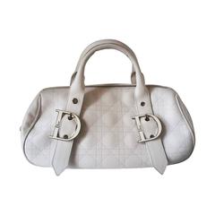 Vintage 1980s Christian Dior White bag