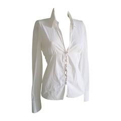 1990s Gucci by Tom Ford white shirt