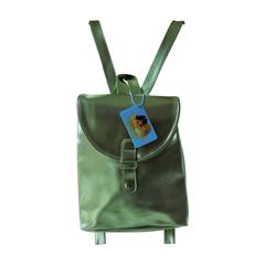 1980s Fiorucci metallic green backpack