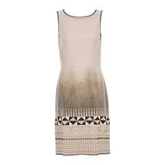 Oscar De la Renta Silk Fully Beaded Embroidered Sleeveless Dress, Spring 2008 3