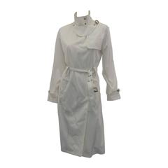 Balmain white wind braker /rain coat  jacket 