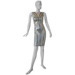 2009 Alexander McQueen Shimmer & Sparkle Sexy Evening Dress 12