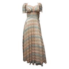 1940s Soutache Lace Dress 