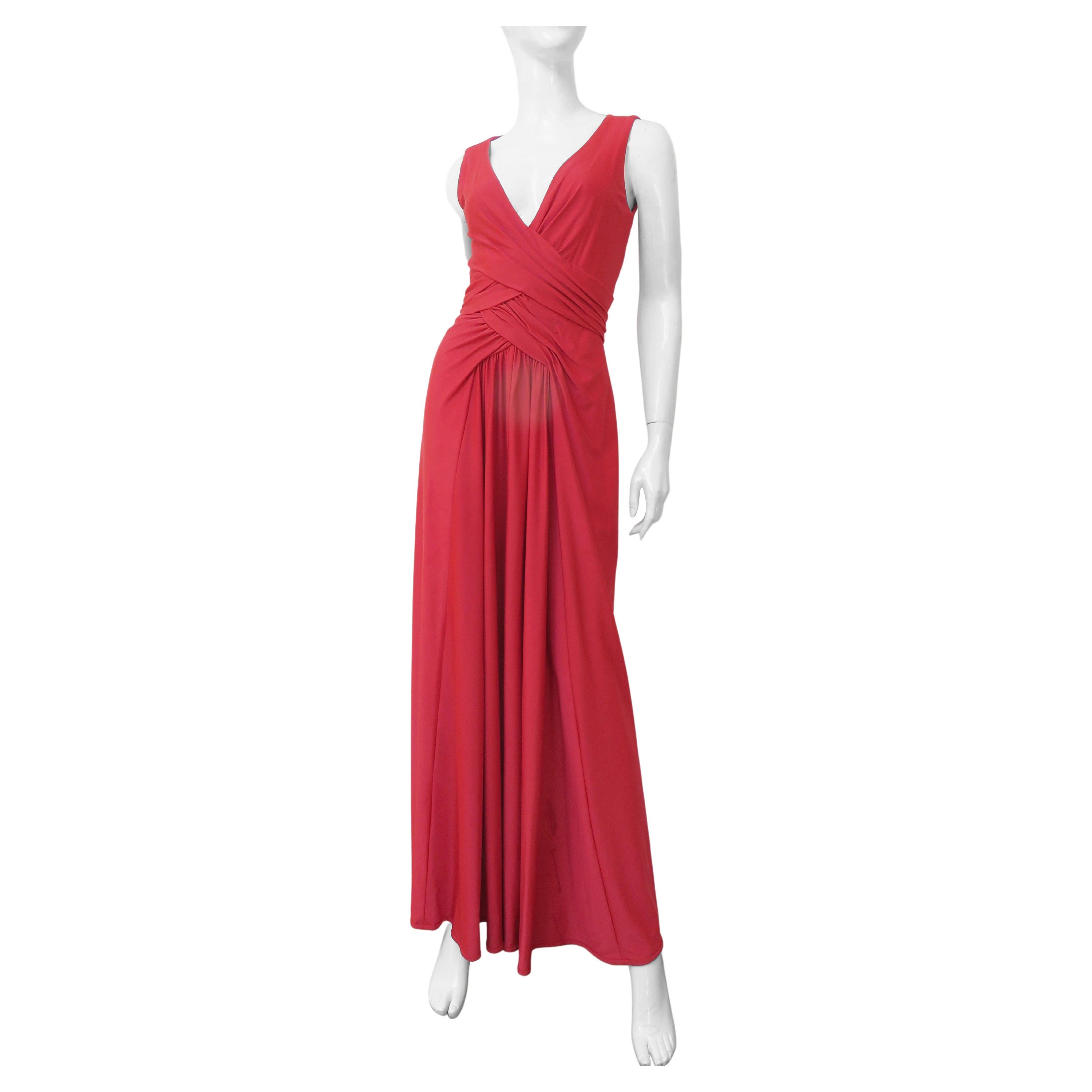 Robert David Morton 1970s Maxi Dress For Sale