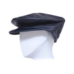 GUCCI Driver Hat Leather New 