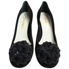 Chanel Black Suede Shoes 5