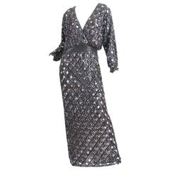 mackie bob dress sequin beaded gown evening dresses clothing
