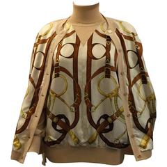 Hermes Twin Set with matching Scarf.