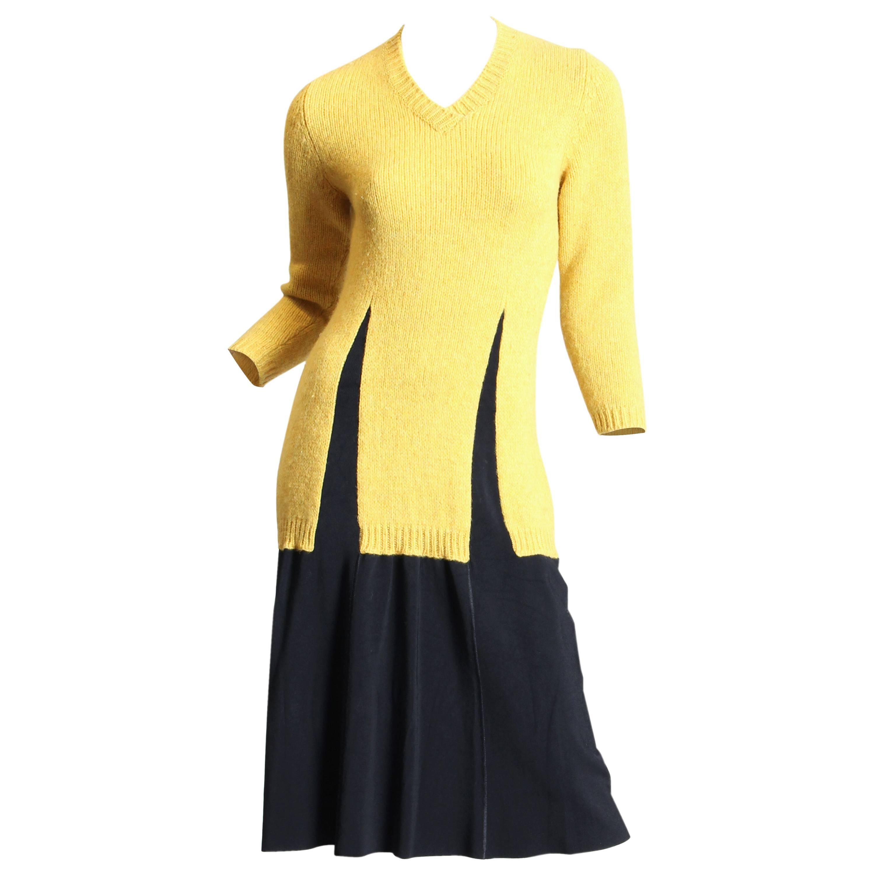 Jean Paul Gaultier Deconstructed Sweater Dress