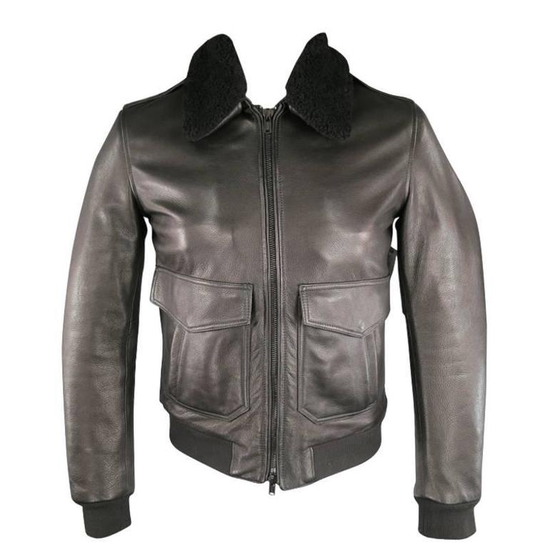 Blk dnm shearling jacket cheap