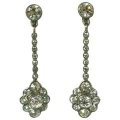 Delicate Edwardian Paste Earrings