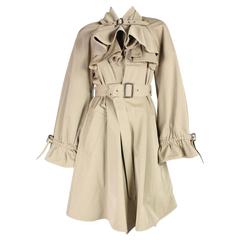 Jean-Paul Gaultier Trench Coat with Buckle Detailing