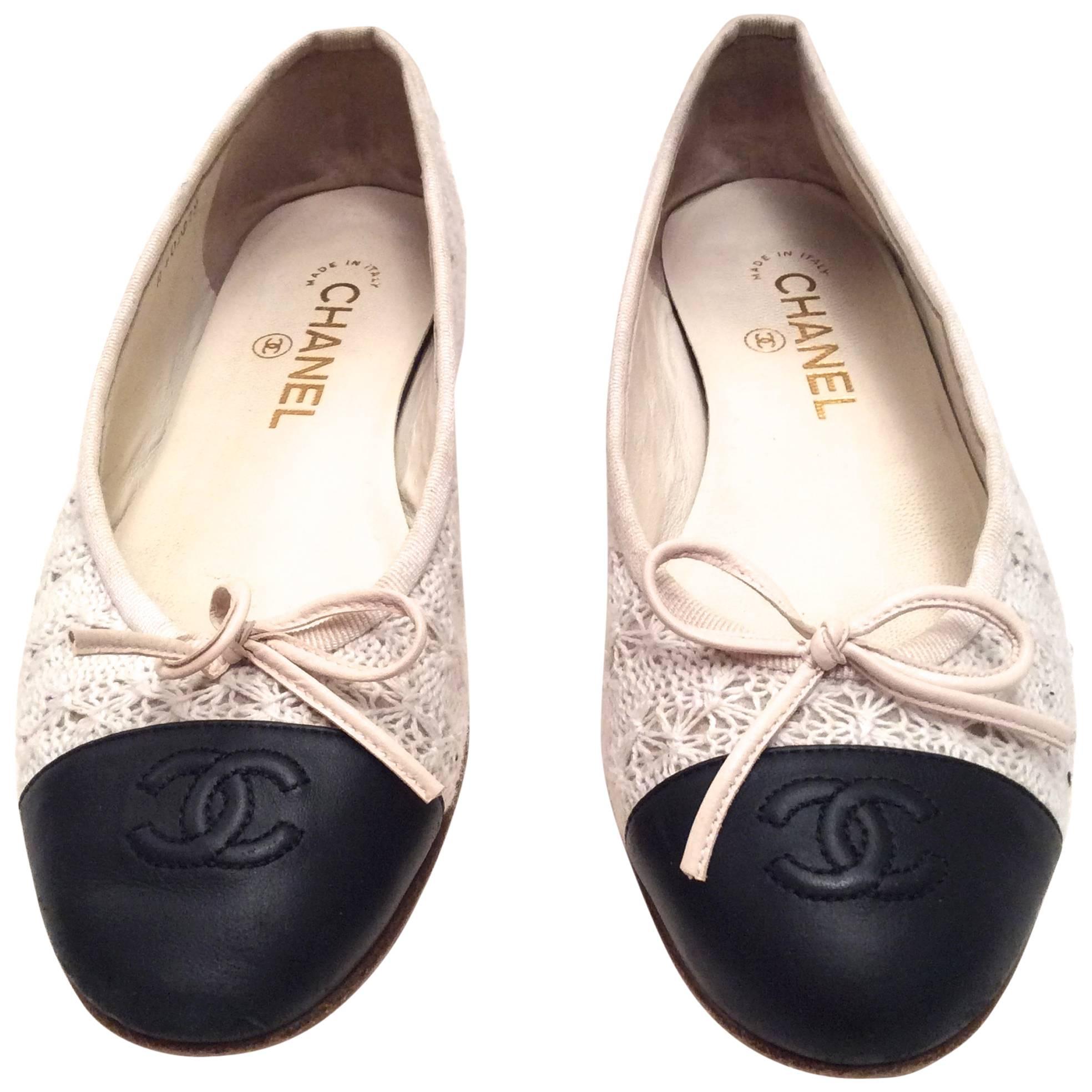 Chanel Ballerina Flats - Size 38 