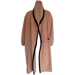Elegant Fendi wool blend peach colored coat