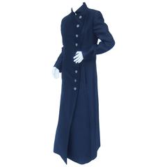 Stunning Charcoal Gray Shantung Neiman Marcus Evening Coat ca 1970 11