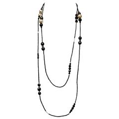 1940s Miriam Haskell Long Beaded Necklace 3
