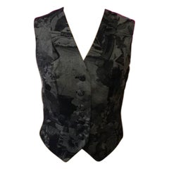 Moschino Cheap Chic Gray Wool Vest Vintage