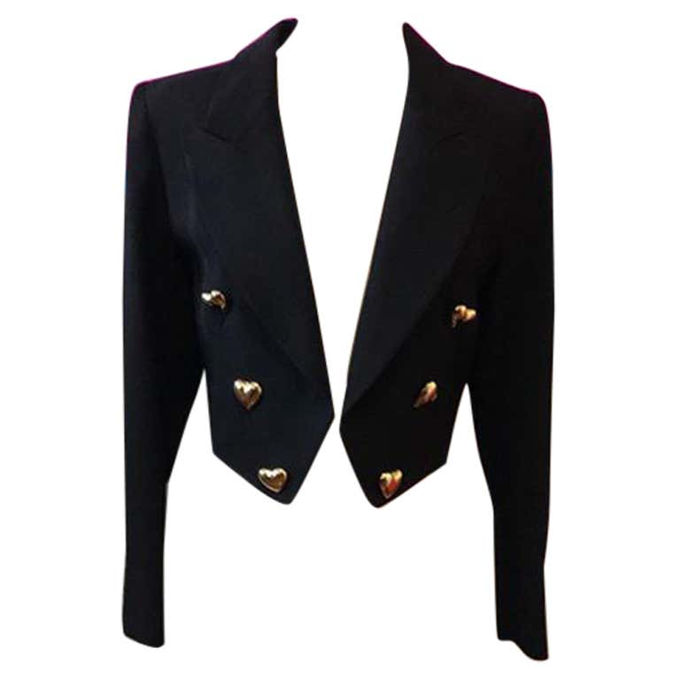 Extraordinary Elsa Schiaparelli Haute Couture Evening Jacket For Sale ...
