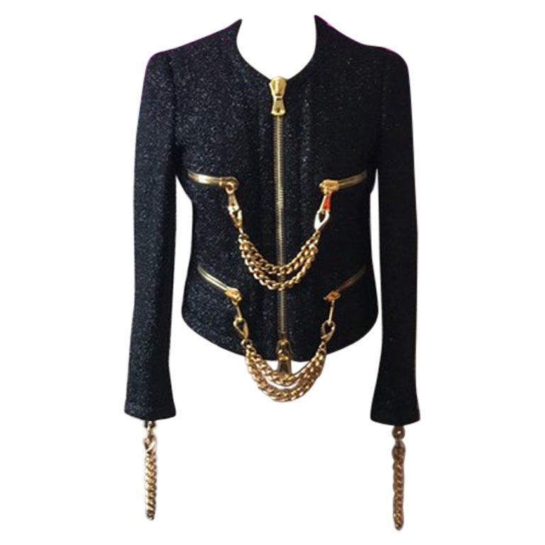 Moschino 30 Years Limited Edition Jacket Chains For Sale