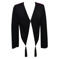 Used Moschino Cheap Chic Black Satin Tuxedo Jacket