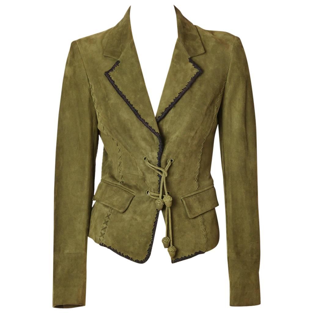 Tom Ford For YSL Suede Jacket