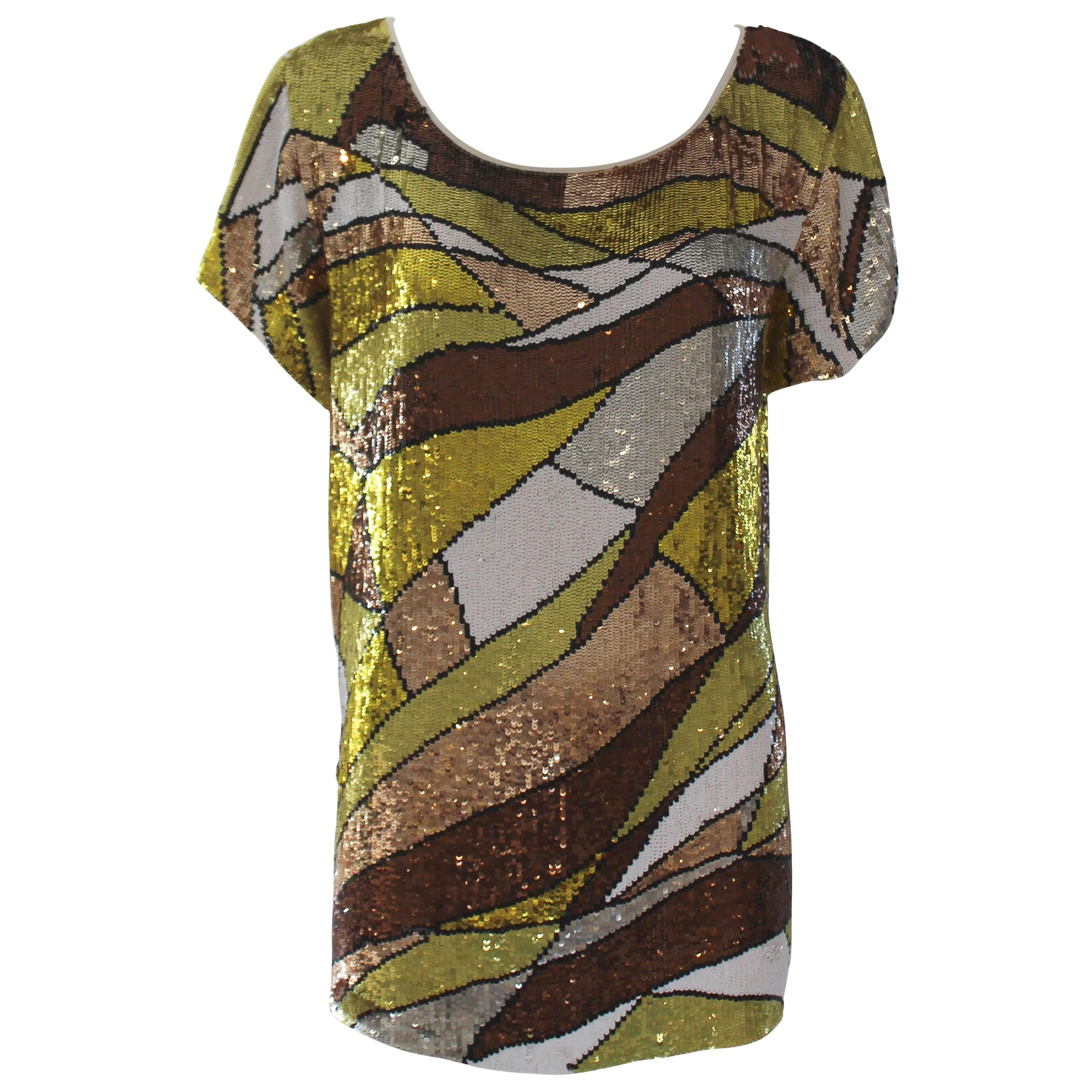 Pucci Sequined Mod Tunic