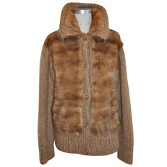 Feig Creations Haute Fourrure Fully Lined Mohair with Female Mink Jacket