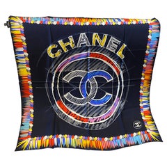 A Chanel Vintage Silk Foulard