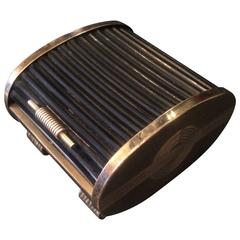 Brass Box with Retractable/Tambour style door 