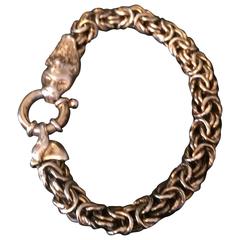 Vintage Gold Vermeil Florentine Style Bracelet