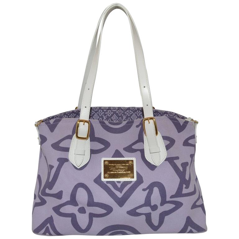 Louis Vuitton Tahitienne Cabas Canvas Tote Bag At 1stdibs Louis Vuitton Tahitienne Cabas Canvas Tote Bag For