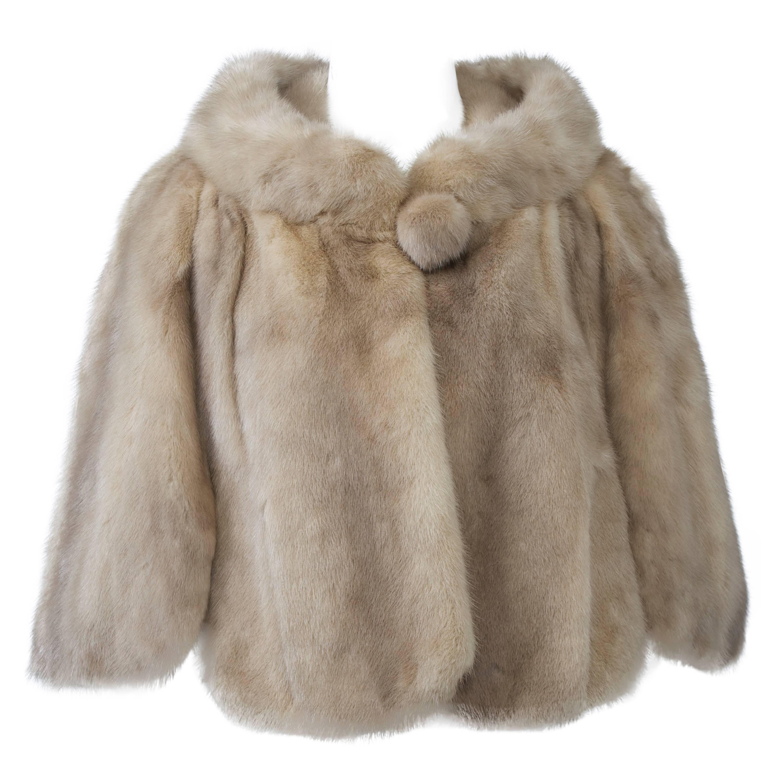 Honey Mink Capelet